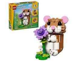 Lego bricks 31376 creator 3in1 set cute hamster with a flower 7+ 166pcs