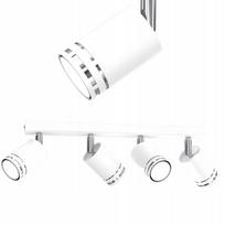 Plafon sufitowy biały chrom ruchomy led gx53 polska lampa spot reflektor