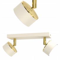 Plafon sufitowy reflektor ecru beż gx53 polska lampa nowoczesna 2-pkt