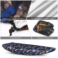 Universal Kayak Canoe Boat Cover Waterproof Dust Cover Storage Cover Shield 2.6-3.0M kamufliažas