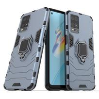 Shockproof Case For OPPO A58 A57S E A56 A55 A55S A54S A53 A52 A39 A38 A36 A35 A32 A31 A17 A17K 4G 5G Ring Stand Back Phone Cover For OPPO A58 5G mėlyna