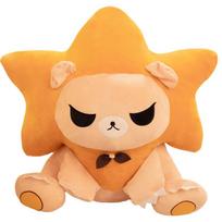 Pop Kawaii Game Anime Luxiem Luca Kaneshiro Cosplay Cute Lion Toys Plush Stuffed Embroidery Doll Bags Pendant Cartoon Kid Gift 10cm oranžinė
