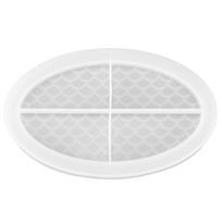 Epoxy Resin Casting Fruit Tray Mold Silicone Decorative Tray Plate DIY Mold AccessoryOval Fish