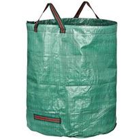Plyšimui atsparus sodo maišas - GARDENMATE - 272L - Žalias - 4 rankenos žalia