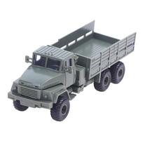 1 vnt 1:72 Scale KrAZ-260 Traktorinė transporto priemonė Sunkvežimis Žaislinis blokas Automobilių surinkimo modelio Konstravimo rinkinys „Pasidaryk pats“ armijos kolekcijos dovana