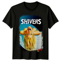 Šaltis (1975 m) Filmo plakato įkvėpti marškinėliai Retro marškinėliai Unisex 4XL