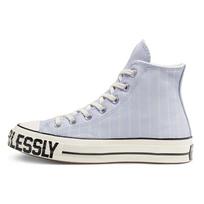 Converse 1970s Chuck 70 Love Fearlessly Comfortable and Versatile High-top Canvas Shoes Women's Light Blue 39.5