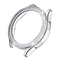 Diamond Case for Samsung Galaxy Watch 5/4 40mm 44mm Hollow Out Protective Shell Two Rows Bling Crystal Bumper Cover No Screen Watch 5 4 40 skaidri