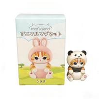 4 cm Mofusand Veiksmų figūrėlių rinkinys, Gyvūno galvos juostos lėlė Slepiančioji dėžutė, Mielas Anime Vaikų žaislo modelis Ornamentas Gimtadienio dovana