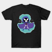Men Black Print T-shirt Teen Raven No-Cut Transfer Paper Print Cotton Tshirt S juoda