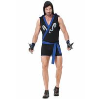 Halloween male Naruto costume, male samurai costume, assassin onesie cospay party warrior costume M