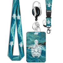 Lovely Turtles Card Case Lanyard Card Holder Beautiful Neck Strap Badge Holder Card Holder for Nurses Students 1