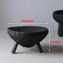 Natural Tung Wood Art Plate Big Fruit Tray Snacks Tray Solid Wood Texture Home Hotel Homestay Decoration
