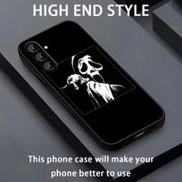Scream movie design ins Phone Case For Samsung Galaxy A56 A16 A36 A26 A06 A55 A54 A15 A35 A25 Soft Black Samsung A13 4G