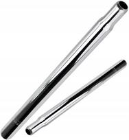Steel Seat Post, 25.4 Mm Seatpost, Silver