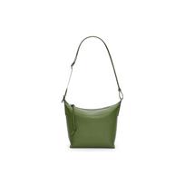 Loewe Cubi Adjustable Shoulder Strap Zipper Closure Soft Smooth Cowhide Leather Shoulder Crossbody Bag Small Men Bags Hunter-Green B906Q63X01-4700 Basic Set (Bag+Dust Bag)