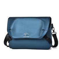 Men's Shoulder Bag Waterproof Messenger Bag Large Capacity Crossbody Bag mėlyna