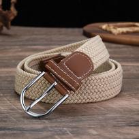 Belt Canvas Kids Boy Girls Waistband Student Training Belt Korean Jeans Pants Children Baby Summer Camp Buckle ins Adjustable 100cm smėlis