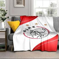 AFC Ajax Emblem Design Portable Blanket/Soft Blanket Bedding Blanket Suitable for Travel Camping Living Rooms Offices Sofas Fan Gifts 75x90cm