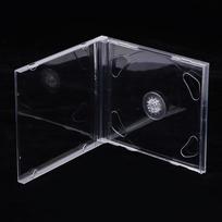 Skaidrus Plastikinis Dvigubas DVD Dėklas Nešiojamas CD Saugojimo Pakuotės Dėklas Patvarus DVD Dėžutė Sustorintas CD DVD Disko Dėklas Saugojimo Dėklas 1