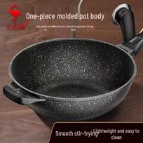 Sansi Steel 32cm Non-Stick Maifan Stone Wok 32cm