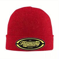 Vintage Harmony Guitars Hat Autumn Winter Beanies Baggy Cap FeUnisex Unisex Knitted Caps