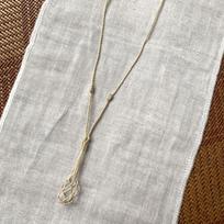 Copper Crystal Holder Cage Necklace Gold Color Stone Holder Necklace  Necklace Accessories 1