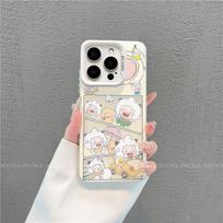 Cartoon Silicone Phone Case IPhone 16 Pro 15 14 13 With Full Coverage Drop Protection Cute Lazy Design iPhone 16e