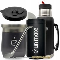 Zestaw yerba mate full kit: termolid dualflow, yerbera, bombilla, matero