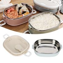 Round Shape Stackable Bento Box 1 Tier/2 Tier/3 Tier Insulated Lunch Container  For Office 1 Layer