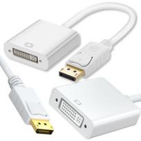 Adapter z dp displayport na dvi mac book imac konwerter przejściówka kabel