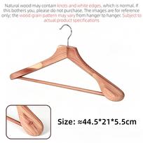 5.5CM Wide Shoulder Cedar Hangers,Smooth Finish Cedar Wood Hanger with Swivel Hook for Suit Coat,Luxury Durable Jacket Organizer