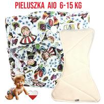 Pieluszka wielorazowa aio kieszonka bambus łowicki  nappime