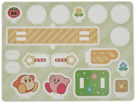 Ensky Kirby Moving Diorama Acrylic Stand Seesaw Waddle (1) (Kirby & Dee)