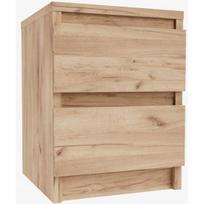 Szafka nocna 2 szuflady komoda stolik nocny craft