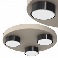 Lampa sufitowa plafon led loft gx53 kaszmir polska lampa ozdobna 3pkt