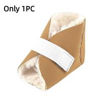1PC with Securing Strap Foot Heel Warmer Warm Cowhide Feet Cover Rabbit Fur Ankle Cover  Unisex 1PC