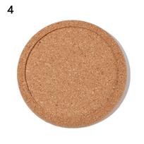 Decor Placemats Non-slip Mug Holder Anti-hot Heat Pad Cork Coasters Heat Resistant Wooden Cup Mat 4