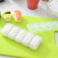 5 ritinėliai Japonijos nigiri suši formelė ryžių kamuoliukų gaminimo įrankis nelipnūs įrankiai
