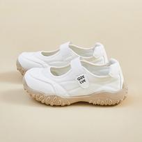 New Velcro Dad Shoes for Women Hollow Summer Student Casual Mesh Breathable 35