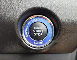 HDG Suzuki Car Push Start Button Ring Ignition Switch Blue Jimny Solio Crosby Escudo mėlyna