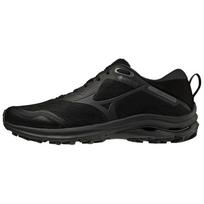 Mizuno Wave Rider Comfortable Fabric Slip-Resistant Durable Breathable Low-Top Casual Running Shoes Men Sneakers Black J1GC217915 38.5
