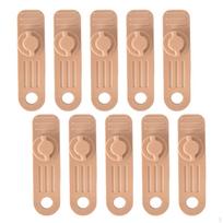 Tarp Clips Awning Clamp Tent Clip Adjustable Reusable Multipurpose 6kg Load Bearing Clamps Khaki 10pcs