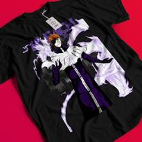 Bleach Anime Tshirt Aizen T-Shirt Ichigo Bankai Yhwach Tee Zaraki Kenpachi Shirt BB385 XL