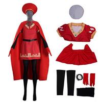 Shrek Cosplay Costume Farquaad Maxi King Suit Movie Character Performance Costume Cross-Border Factory Y604 Complete Set XS