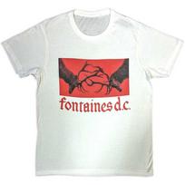 Fontaines DC Stag Antlers Print Cotton TShirt PostPunk Band Unisex Short Sleeve Tee L