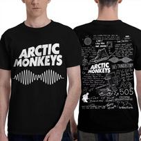 Arctic Monkeys  AM Waveform & Lyric Doodle  Oversized Vintage T-Shirt Women And Men Comfortable Fashion T-Shirt 4XL