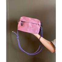 Nylon messenger bag women's lightweight small bag camera bag spring and summer new casual versatile travel single A violetinė