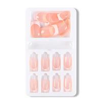 Press on Nails Acrylic Nails Press ons False Nails for Girls,Stick Glue on Nail,Nail Art Salon French Fake Nail Tip Glue 1