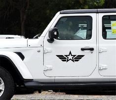 Vinyl Door Sticker for Jeep Wrangler